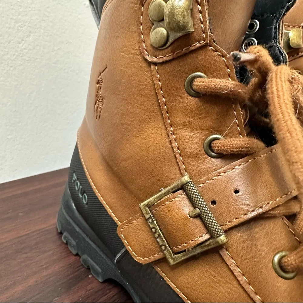 Polo Ralph Lauren Colbey Mid II Boots, Size 4, Youth, Kids, Two-Tone